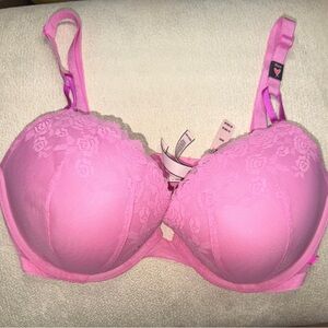 Victoria's Secret Pink Floral Lace Bra